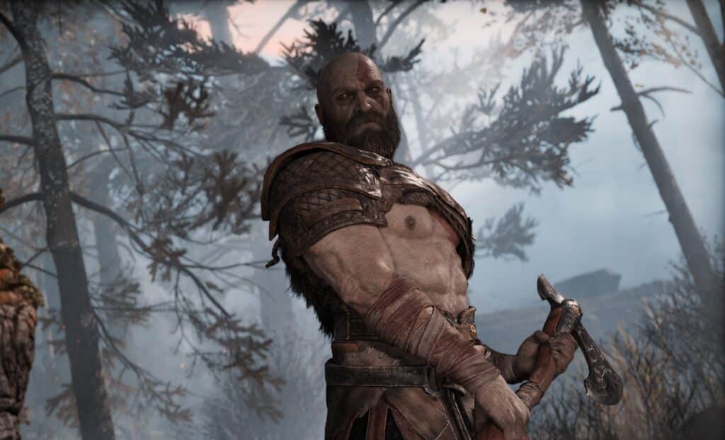 Kratos from God of War.