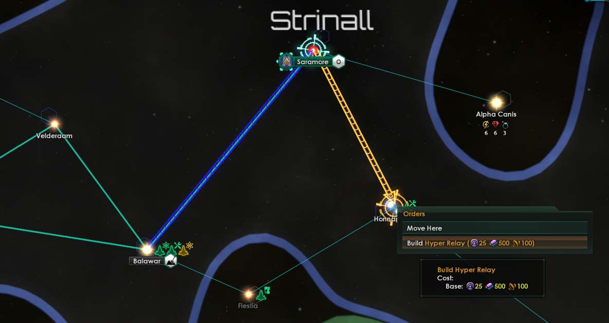 Galactic Map with Relays Galactic Map with Relays